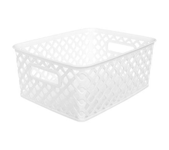 Panier Multi-usages "basket" 10cm Blanc