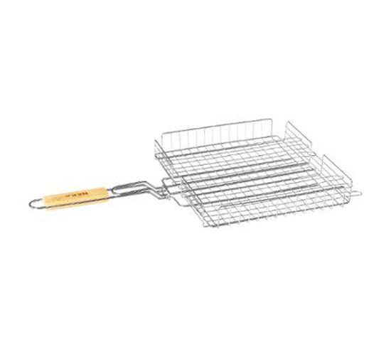 Grille Barbecue Panier "summer" 34x31cm Chrome
