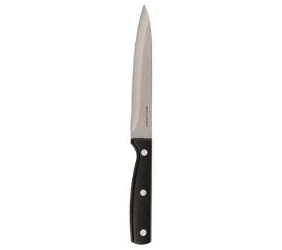 Couteau Utilitaire Inox "dice" 22cm Noir