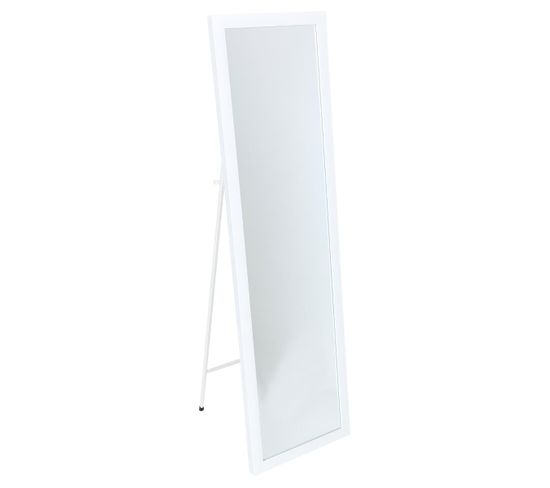 Miroir Sur Pied 35x125 Blanc - Atmosphera