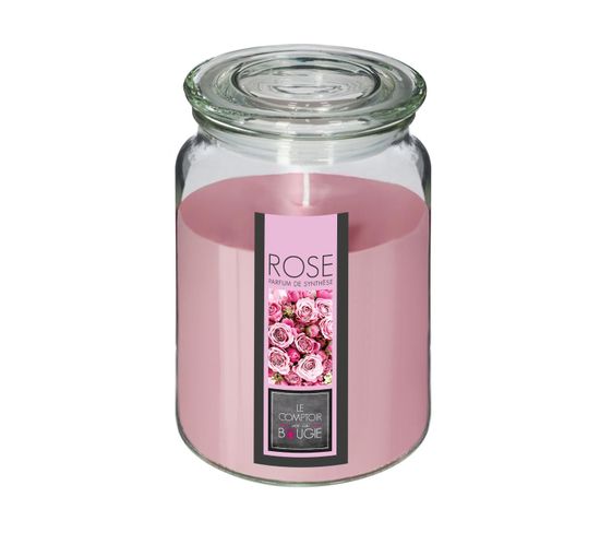 Bougie Parfumée Rose Pot En Verre 510 G