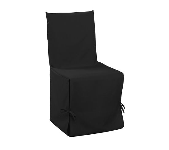 Housse De Chaise "essentiel" 50x100cm Noir