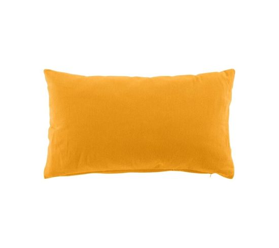 Coussin Dehoussable 30 X 50 Cm Coton/polyester Recycle Grs Twily Jaune