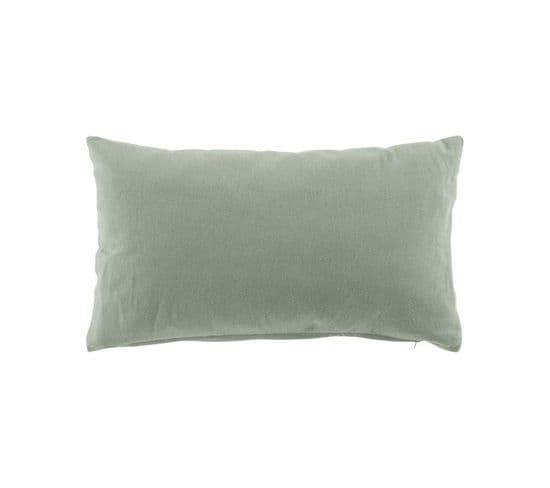 Coussin Dehoussable 30 X 50 Cm Coton/polyester Recycle Grs Twily Sauge