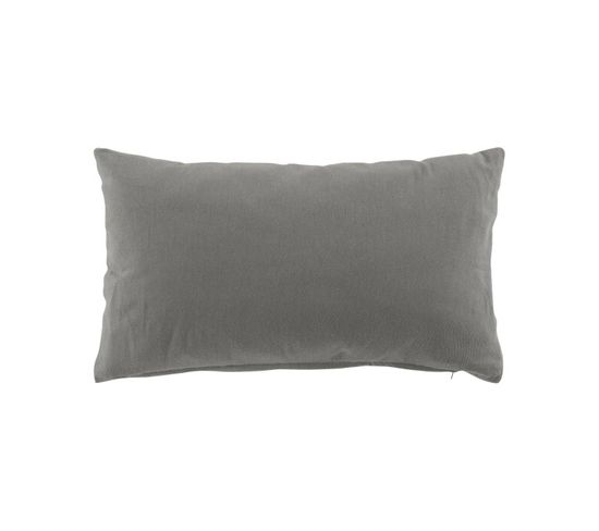 Coussin Dehoussable 30 X 50 Cm Coton/polyester Recycle Grs Twily Gris