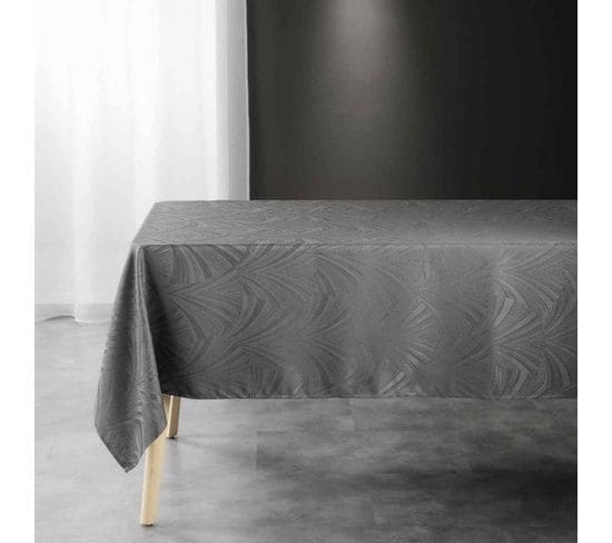 Nappe Jacquard "lolly" 140x240cm Anthracite