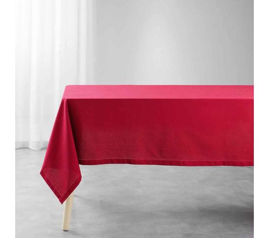 Nappe Rectangulaire "charline" 140x240cm Rouge