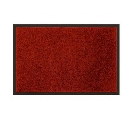 Tapis D'entrée Antipoussière "telio" 80x120cm Rouge
