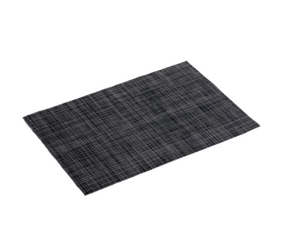 Set De Table "punto" 30x45cm Noir