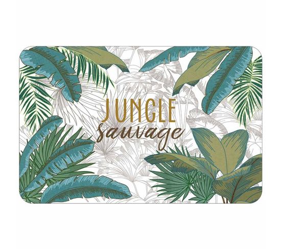 Set De Table "jungle Sauvage" 28x44cm Vert