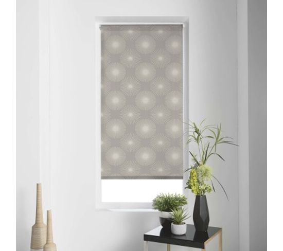 Store Enrouleur Tamisant "ozone" 60x90cm Taupe