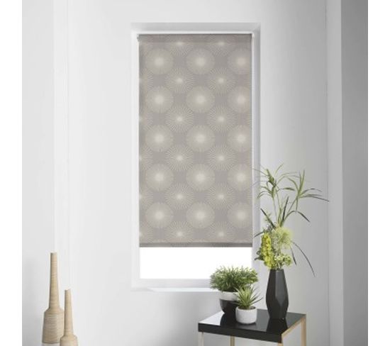 Store Enrouleur Tamisant "ozone" 90x180cm Taupe