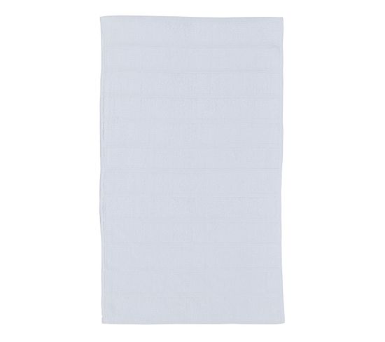 Tapis De Bain Uni Essential En Coton - Blanc - 50x80 Cm