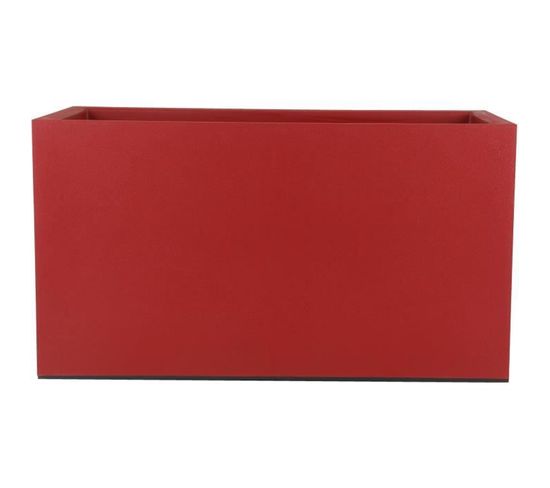 Bac À Fleurs Granit - 60x30 Cm - Rouge