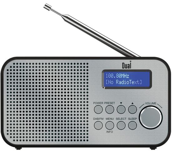 Radio Réveil Portable Dab+ Numérique  Écran Lcd