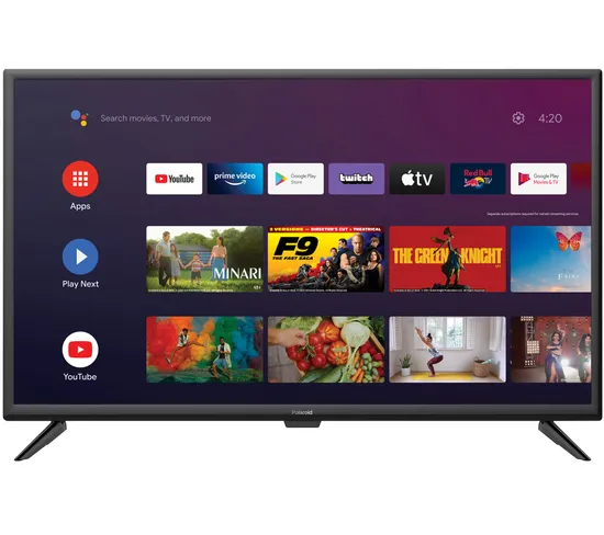 TV LED 32" (81 cm) - HD - Android  - Wifi - Bluetooth 5.0 - Netflix - Youtube - 3x HDMI - 2x USB