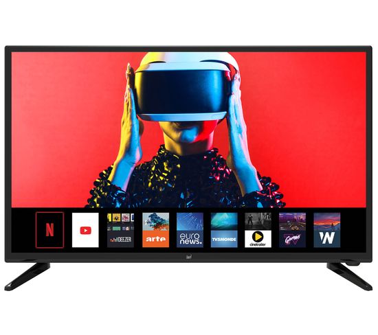 TV LED 32" (80 cm) HD Smart TV Netflix Youtube Prime video 2xUSB 2xHDMI - DL-32SHD