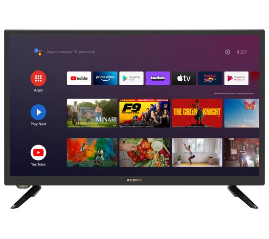 TV LED 24" (60 cm) Android Google Assistant Et Netflix - HY-TVSAND24-001
