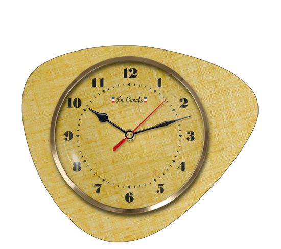 Vintage - L'horloge Mediator Vintage - Vintage Jaune