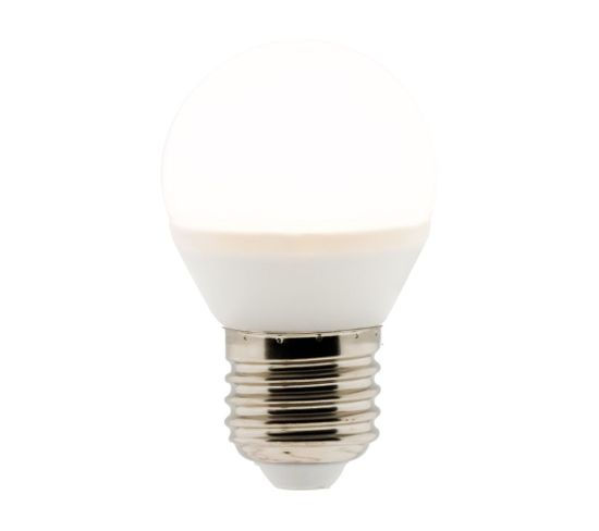 Ampoule LED Sphérique E27 - 5.2w - Blanc Chaud - 470 Lumen - 2700k - A++ - Zenitech