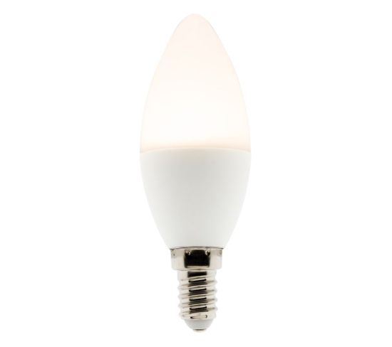 Ampoule LED E14 Flamme - 5.2w - Blanc Chaud - 470 Lumen - 2700k - A++ - Zenitech