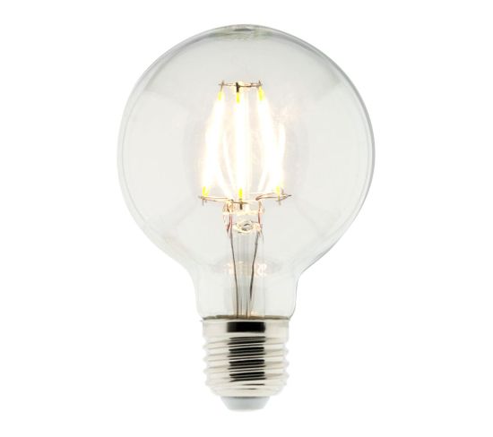 Ampoule Déco Filaments LED E27 - 6w - Blanc Chaud - 600 Lumen - 2700k - A++ - Zenitech