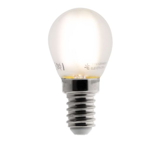 Ampoule Déco Filaments LED Dépolie E27 - 4w - Blanc Chaud - 400 Lumen - 2700k - Zenitech
