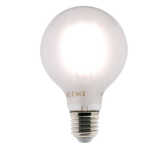 Ampoule Déco Dépolie Filaments LED E27 - 6w - Blanc Chaud - 600 Lumen - 2700k - A++ - Zenitech...