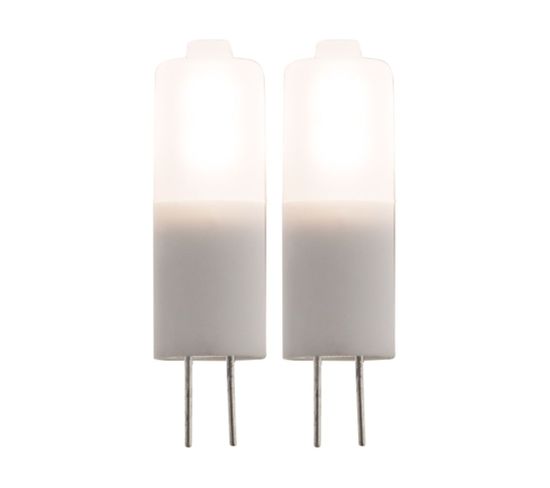 Lot De 2 Pépites LED G4 - 1.5w - Blanc Chaud - 100 Lumen - 3000k - A+ - Zenitech