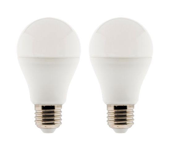 Lot De 2 Ampoules LED Standard  6w E27 470lm 2700k (blanc Chaud)