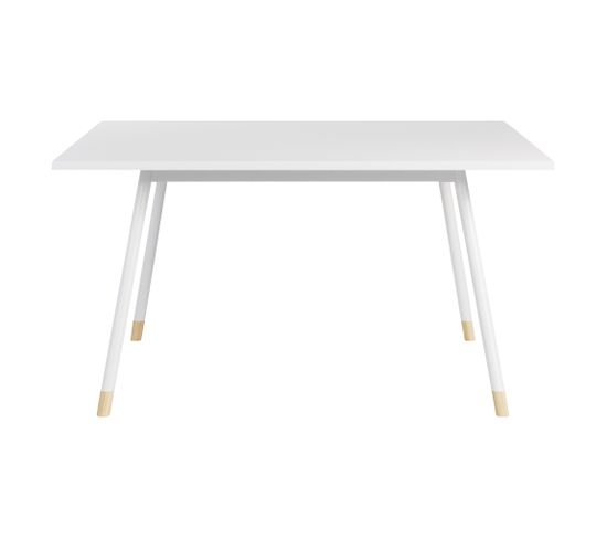 Table de réunion carrée K2 L.140-P.140 cm blanc
