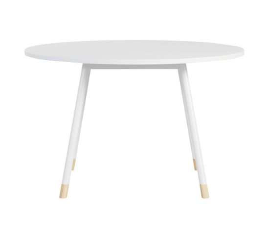 Table de réunion ronde K2 Ø.120 cm blanc