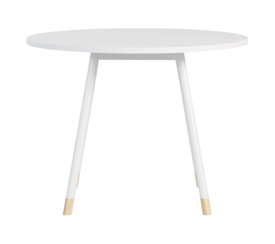 Table de réunion ronde K2 Ø.100 cm blanc