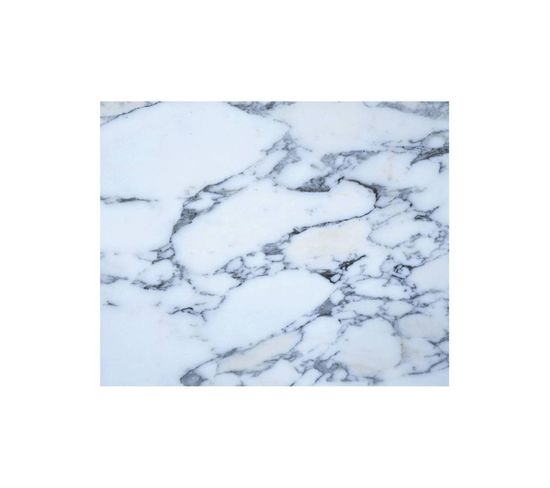 Adhésif Décoratif Aspect Marbre Blanc - 150 X 45cm