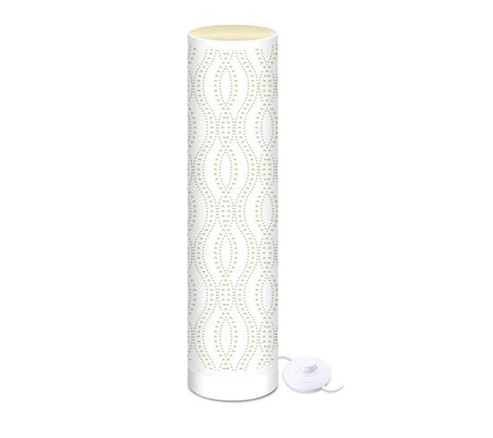 Lampadaire En Plastique - Hauteur 119 Cm - Blanc