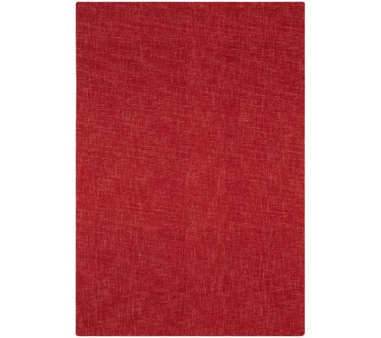 Tapis Tufté Main Scottish En Laine - Rouge Foncé - 200x300 Cm