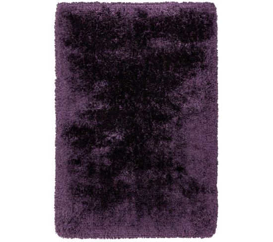 Tapis Shaggy Tufté Splash En Polyester - Violet - 200x300 Cm