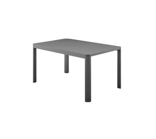 Table De Jardin Extensible En Aluminium - 97/149 X 149 X 149 X 75 Cm