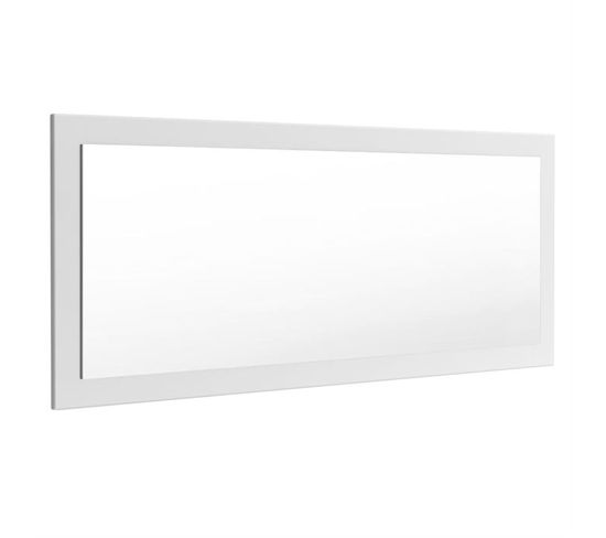 Miroir Laqué Blanc 139 Cm