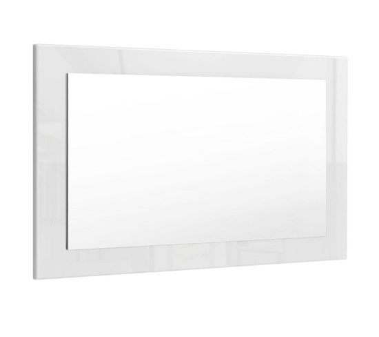 Miroir Blanc  Brillant (hxlxp): 45 X 89 X 2