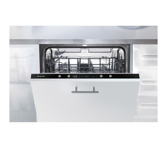 Lave-vaisselle Encastrable  12 Couverts - 47 dB - Induction - L60cm- Noir/silver - Lve127j