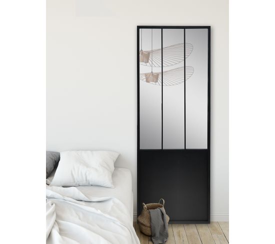Miroir verrière 65x185 cm DOMI Noir