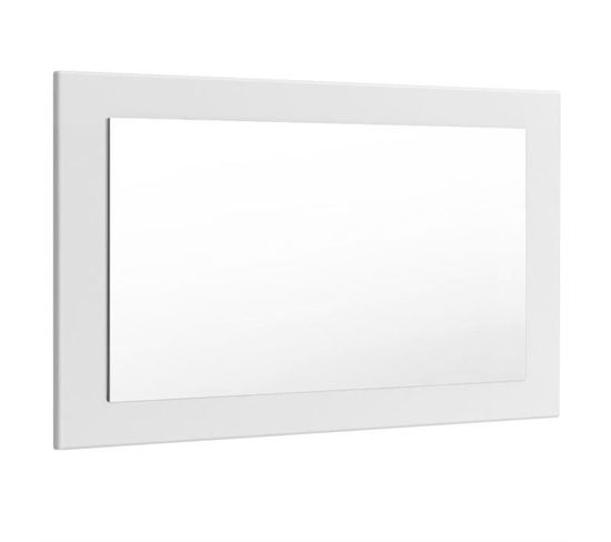 Miroir Blanc Mat (hxlxp): 45 X 89 X 2