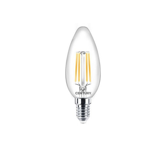 Ampoule Filament LED E14 6 W Olive Blanc Chaud Puissance 60 W