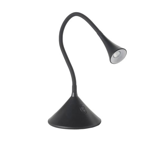 Led Lampe de bureau, 10 W noir 365 * 165 * 27 mm, avec base de