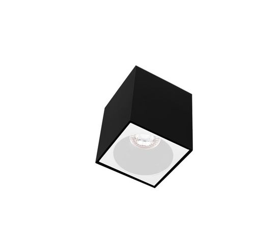 Spot Essentiel Cube Noir Intérieur Blanc