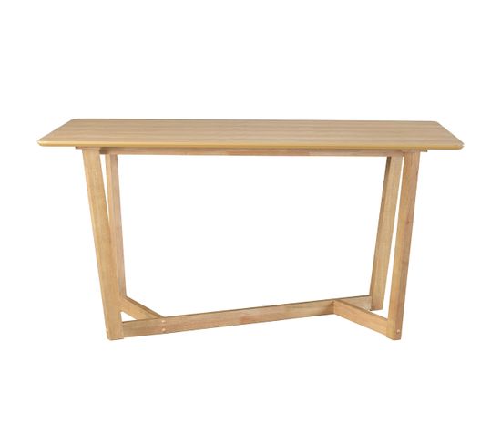 Table Design Rectangulaire En Bois Clair L150 Cm Kouk