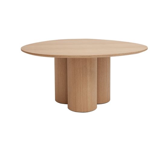 Table Basse Design Bois Clair L78 Cm Hollen