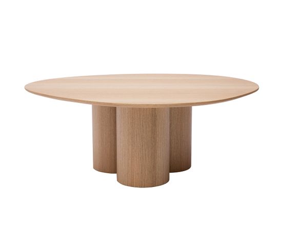 Table Basse Design Bois Clair L100 Cm Hollen