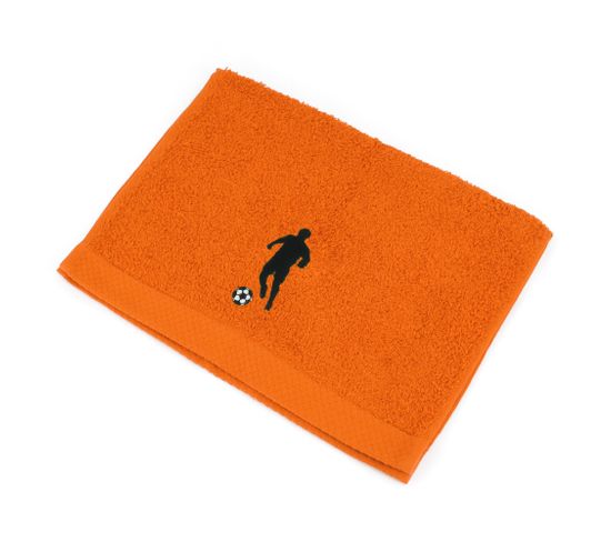 Serviette Invite 33x50 Cm Coton 550g/m2 Pure Football Orange Butane